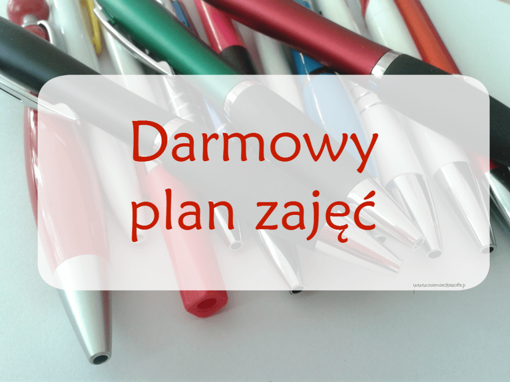 darmowy plan zajęć