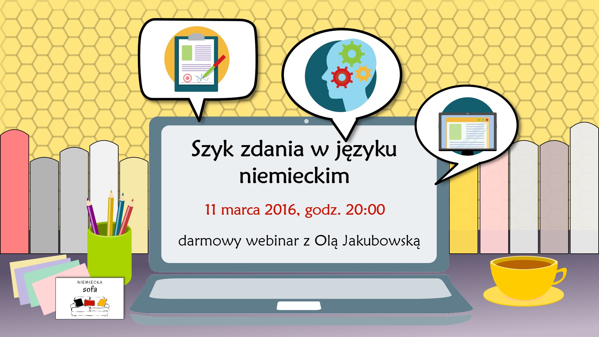 Bezpłatny webinar o szyku zdania w języku niemieckim